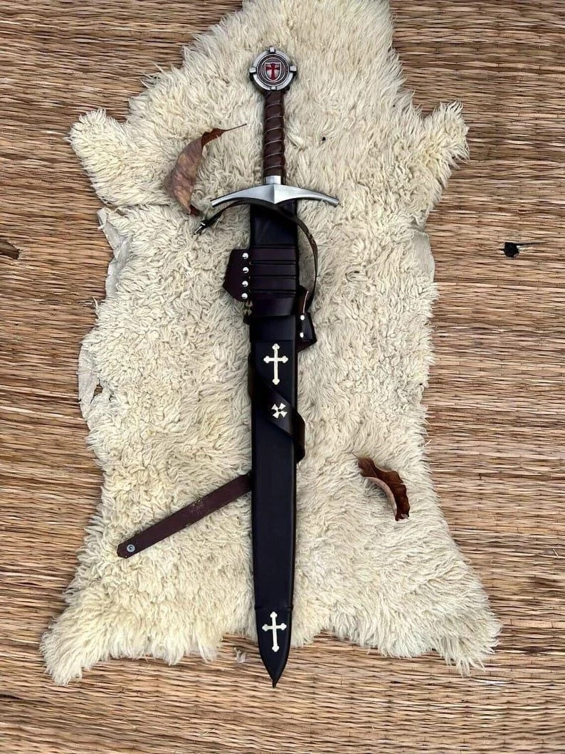 Accolade Sword Of Knights Templar Replica Medieval Crusader Templar Functional