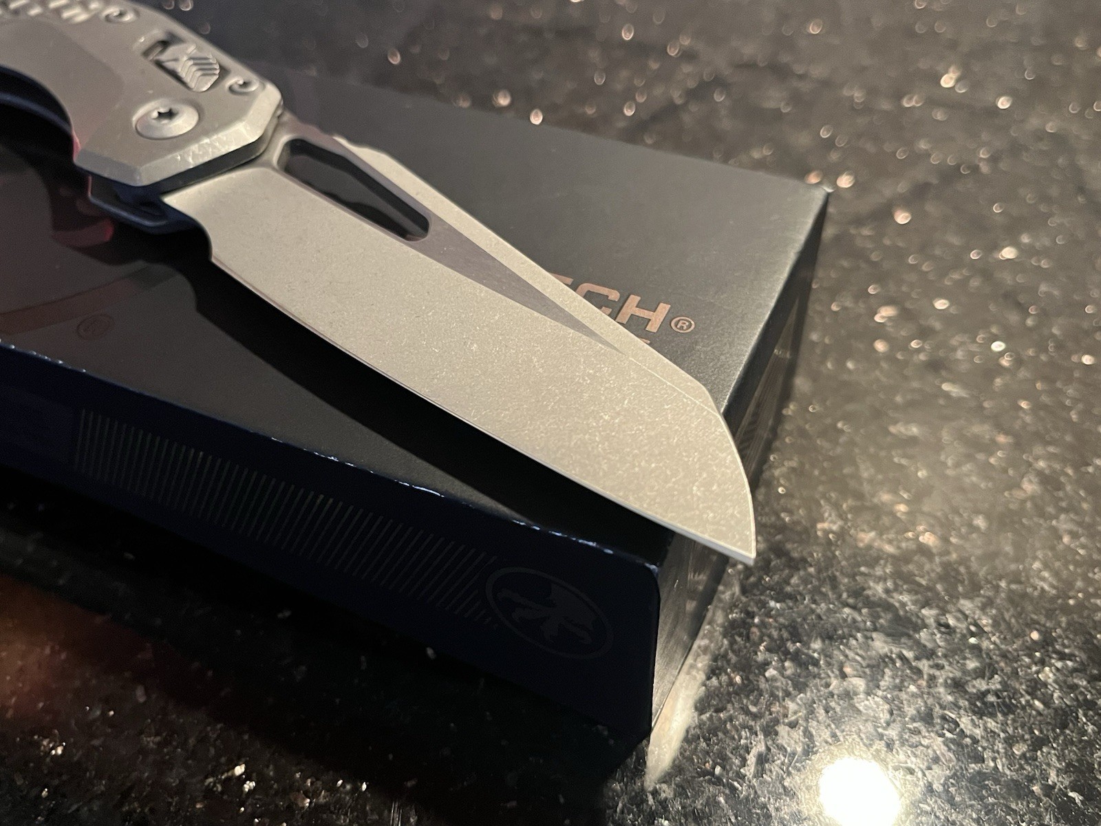 Microtech Marfione Select MSI RAM Lok Frag Titanium Handles