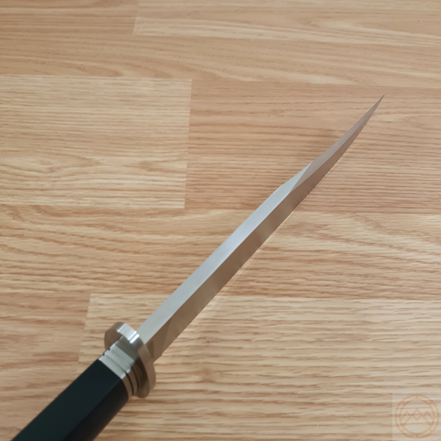 Cold Steel Laredo Fixed Knife 10.5″ 4034 Steel Blade Black Line Micarta Handle
