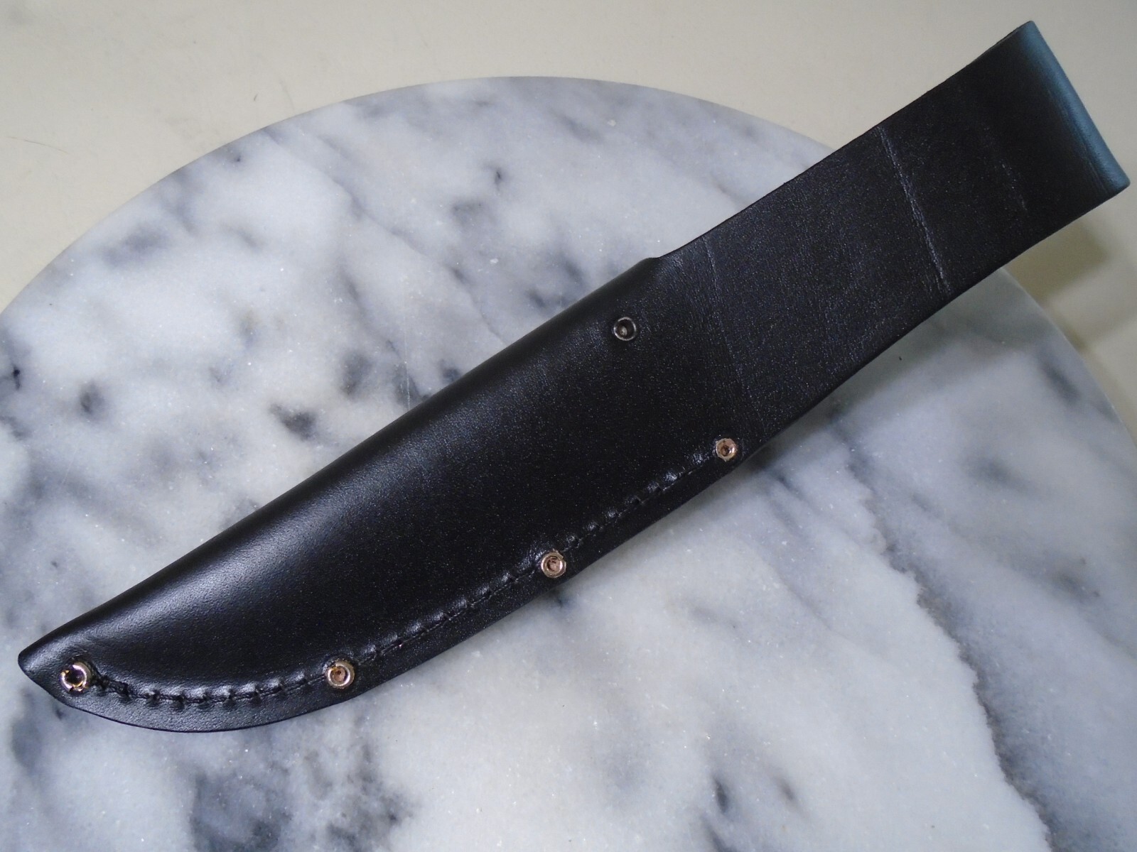Black Leather Fixed Blade Knife Sheath Fits Up To 5″ X 1 1/2″ Inch Blades New