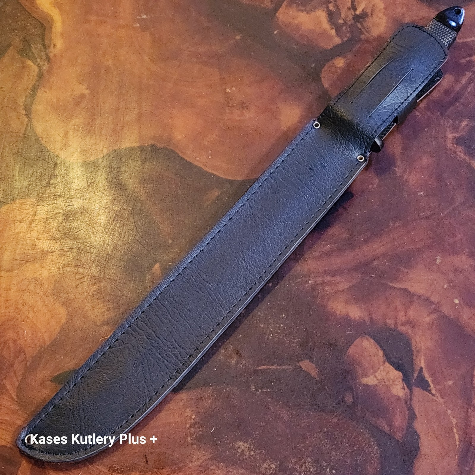 Bud K BK1217 Katana Fixed Blade Knife W/Sheath 16.5″ Overall Tanto SS China
