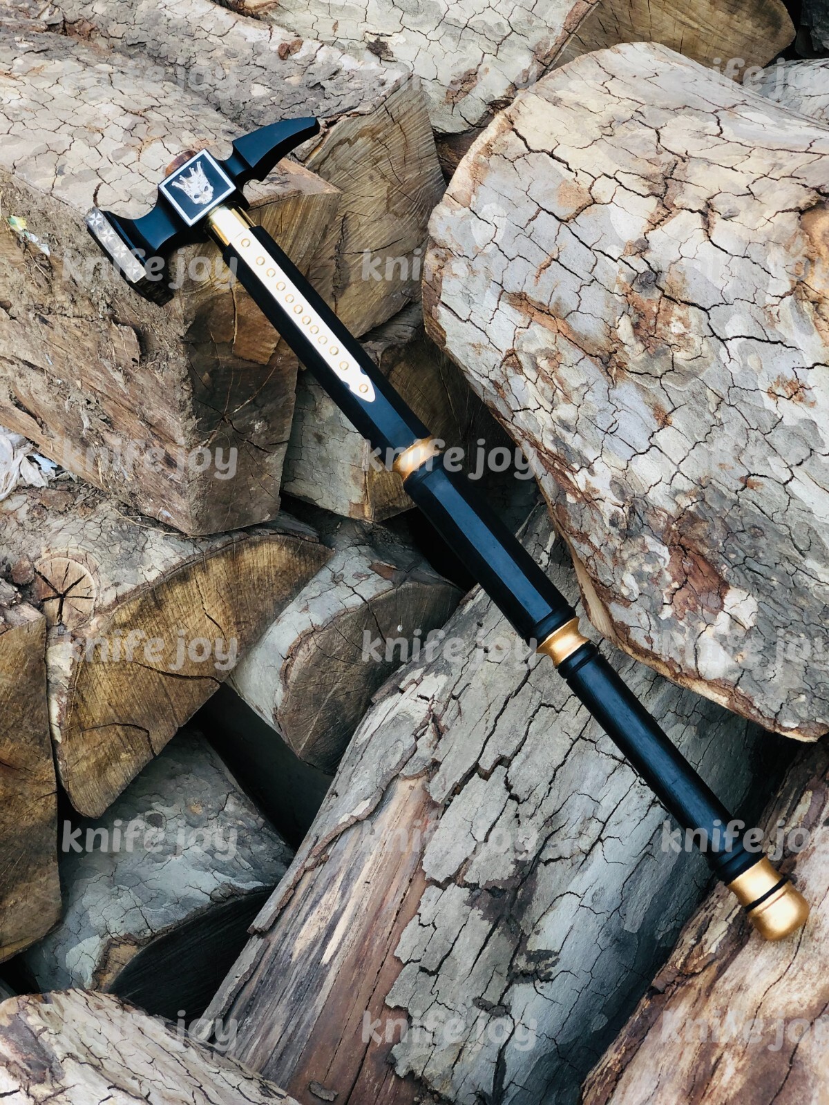 Handmade Viking War Hammer 32″ | High Carbon Steel Medieval Gift for Him