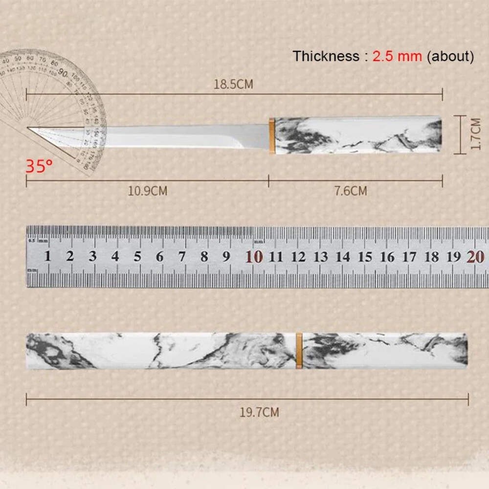 Tanto Knife Fixed Blade Pocket Hunting Survival Camp Tactical Stainless Steel