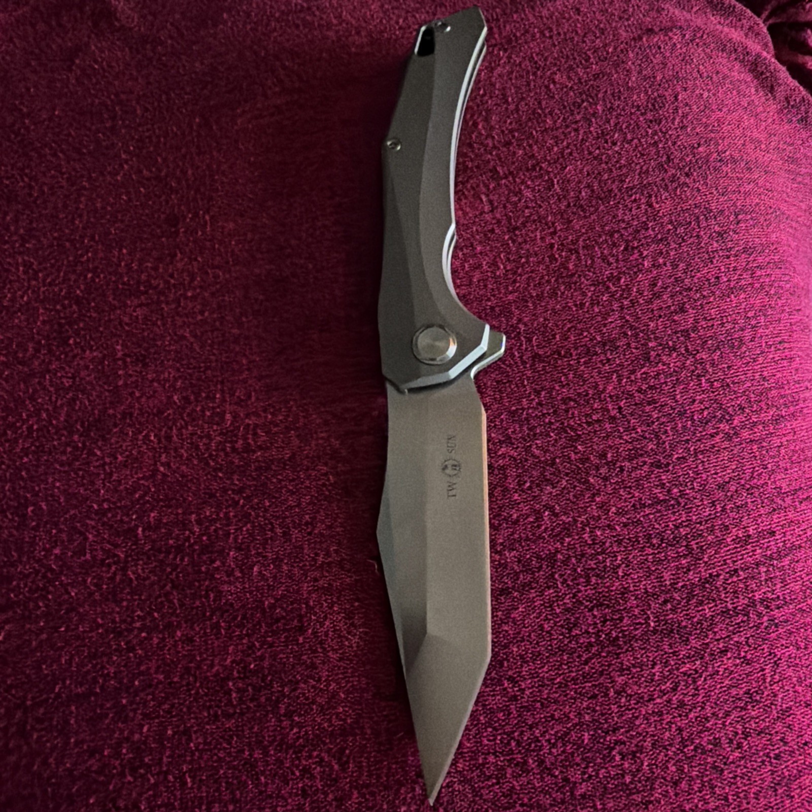 TwoSun gray titanium handle used no box