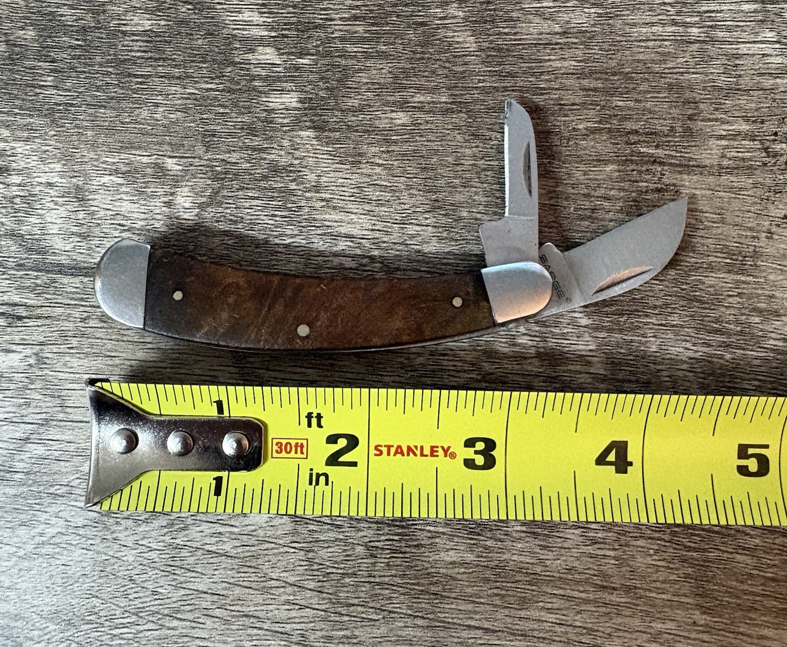 Sarge Vision Maker Two-Blade Woodcarving Whittling Pocket Knife. Made In China
