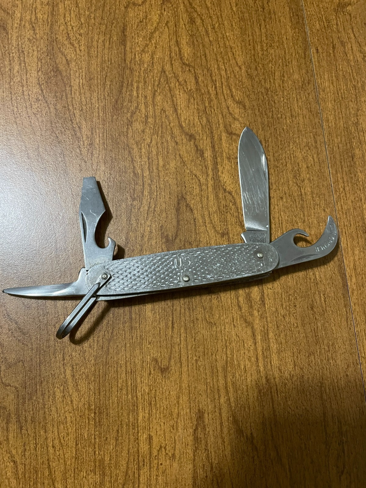 1976 US Imperial Stainless Military Pocket Knife
