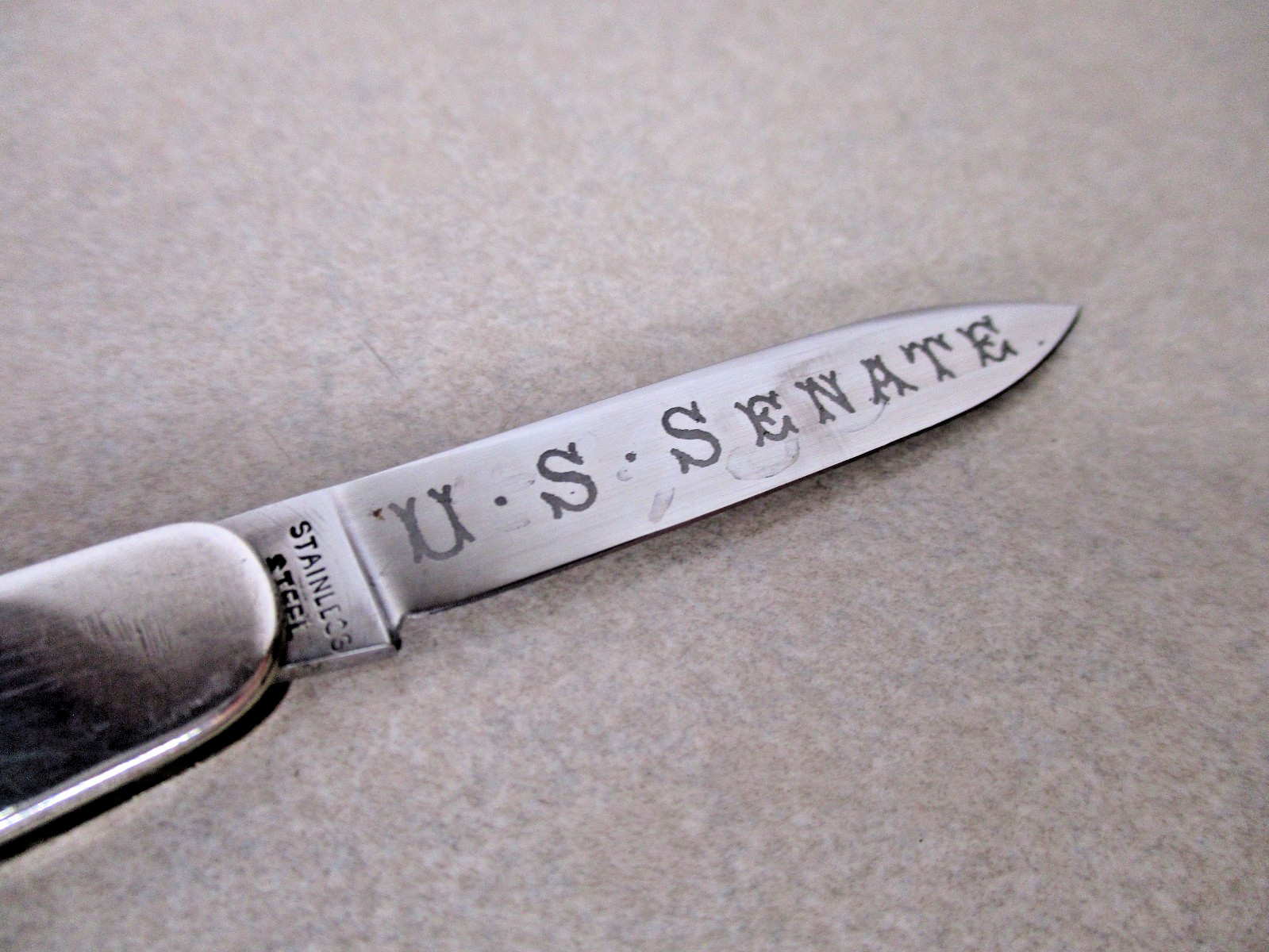 RARE Sterling Silver IXL George Wostenholm US Senate Pocket Knife United States