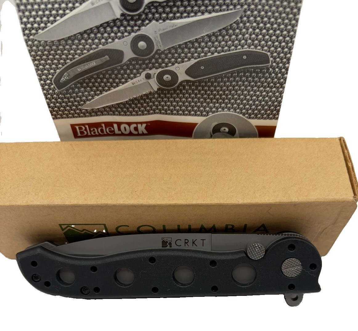 CRKT M16-13Z Carson Design Zytel Folding Knife AUS-8 Combo Edge NOS 3.5” Blade
