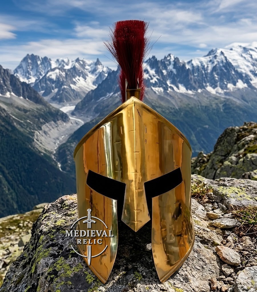 300 Spartan King Leonidas Helmet Medieval Greek Warrior Helmet for Movie LARP
