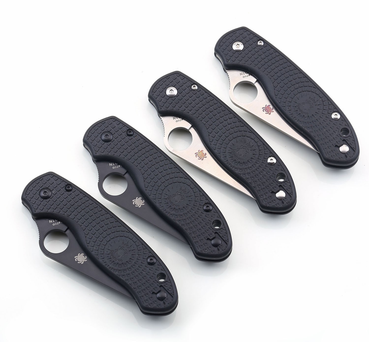 C223 Black Nylon Fiber Handle Tactical Camping Knife 440c Stainless Steel Blade