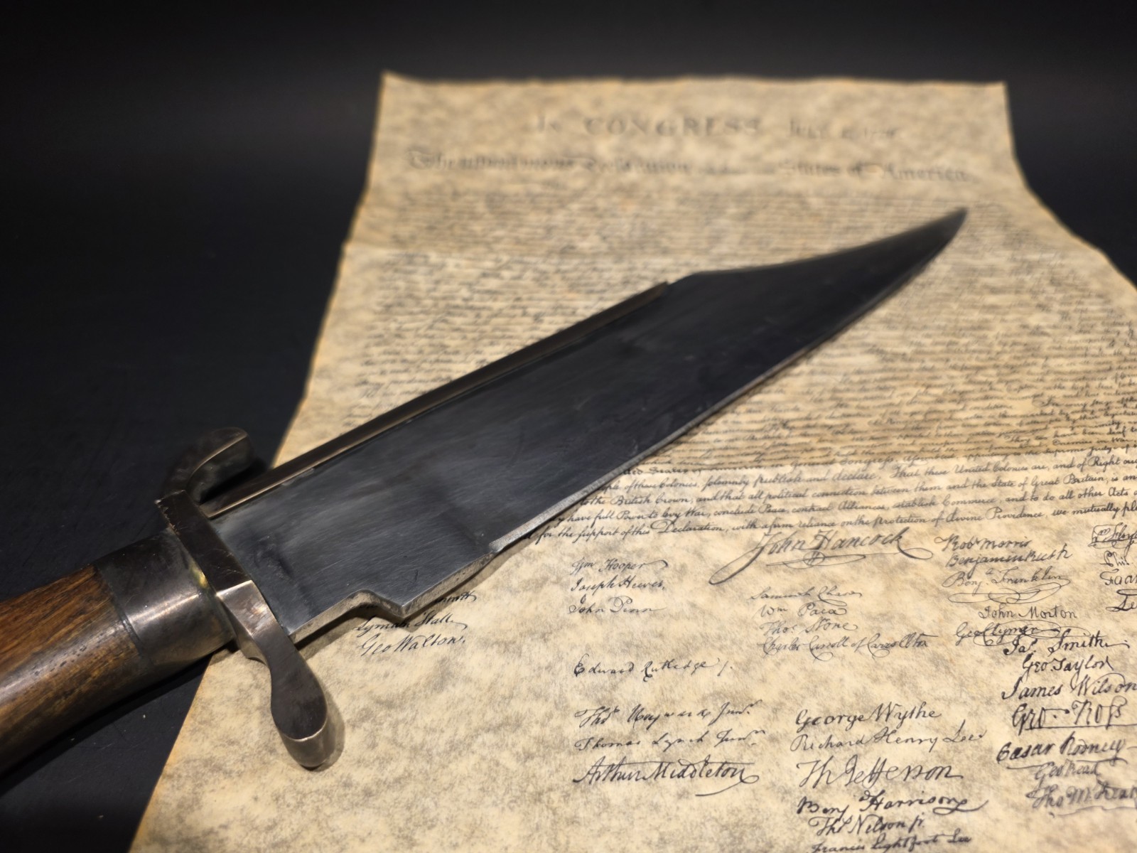 19″ Antique Style Civil War Confederate Bowie Knife
