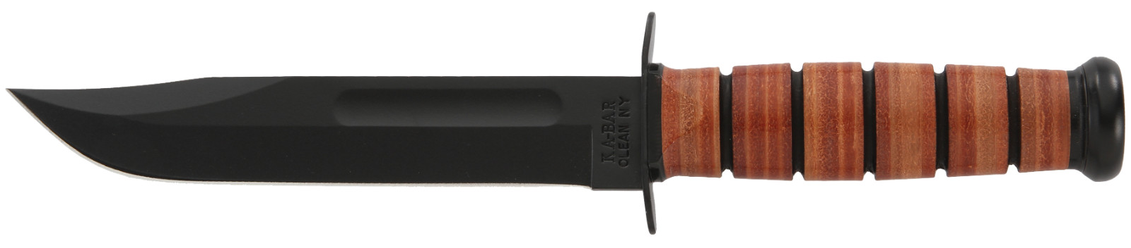 KA-BAR Leather Handled Original U.S.A Fighting/Utility Knife Fast Fast Shipping