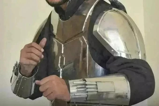 Mandalorian-Beskar-Armor Mando Fighting Armor Suit LARP Mandalorian Costume