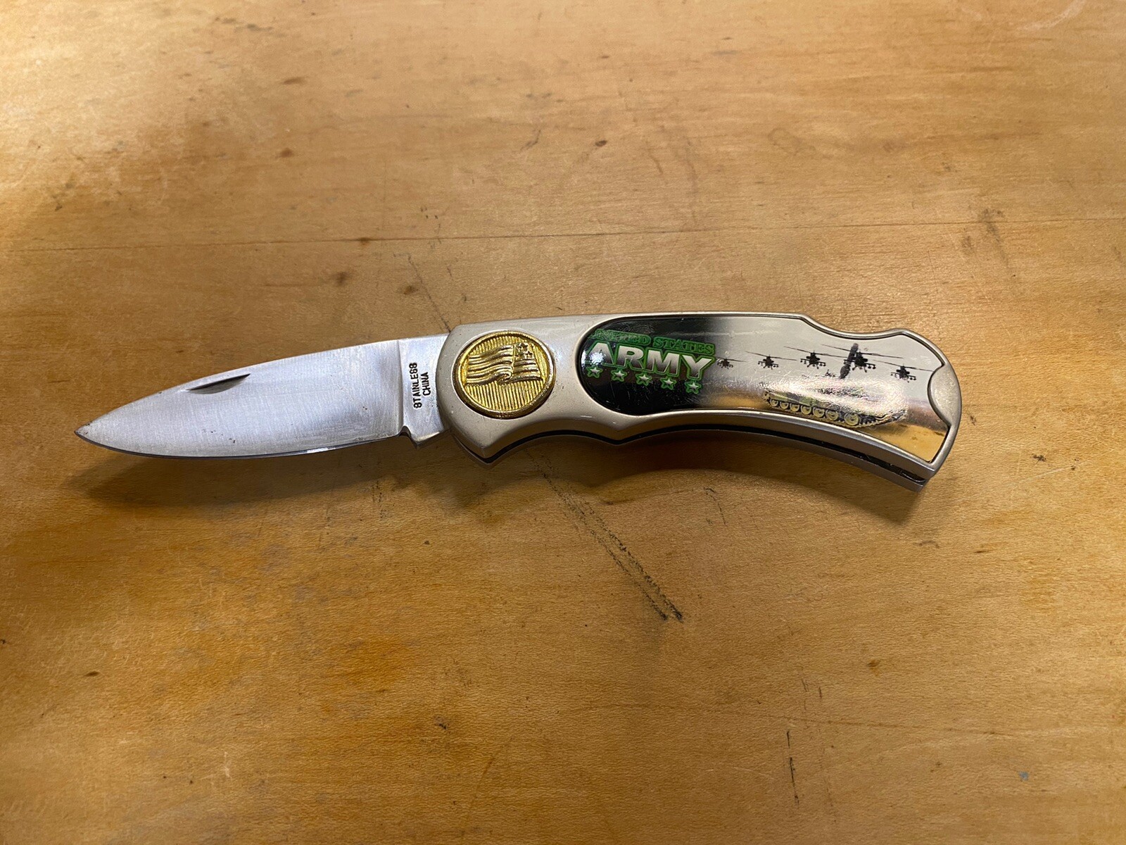 Commemorative United States Army Pocket Knife Made In China