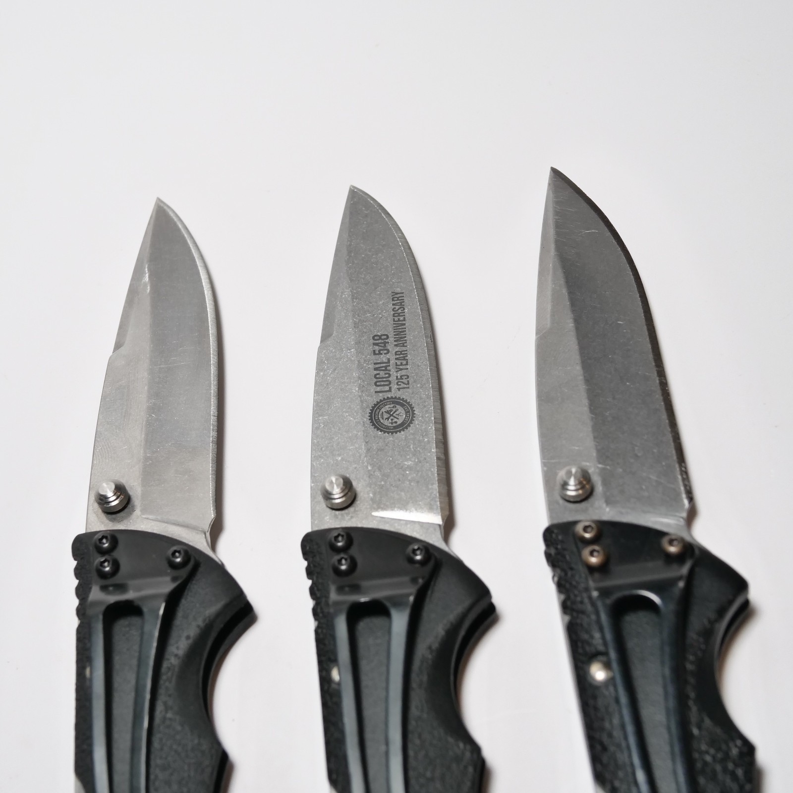 Buck USA 285 Bantam Folding Knife Lot Branded Blades Excellent Shape