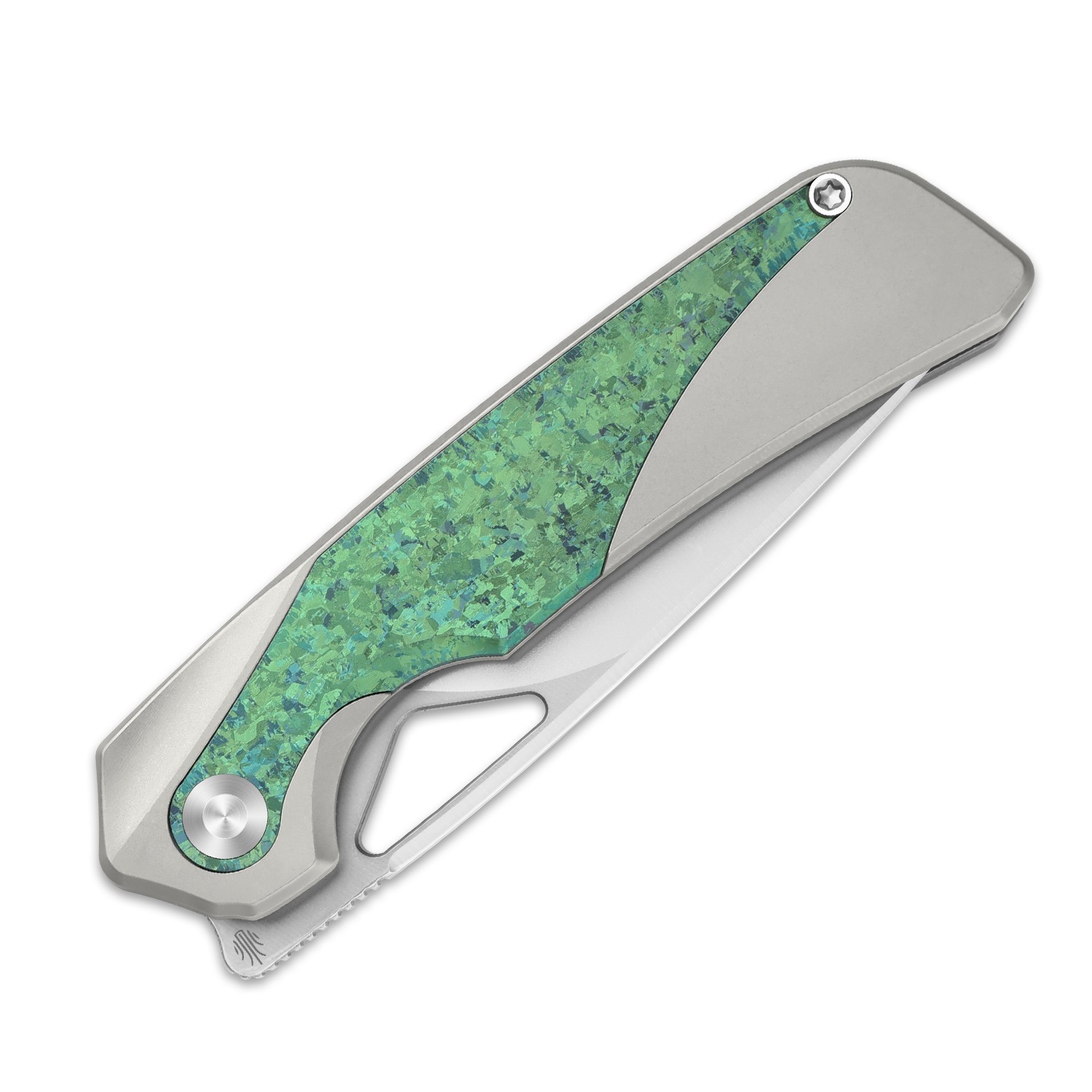 Kizer Topsail EDC Folding Pocket Knife M390 Blade Titanium Handle Ki3735A4