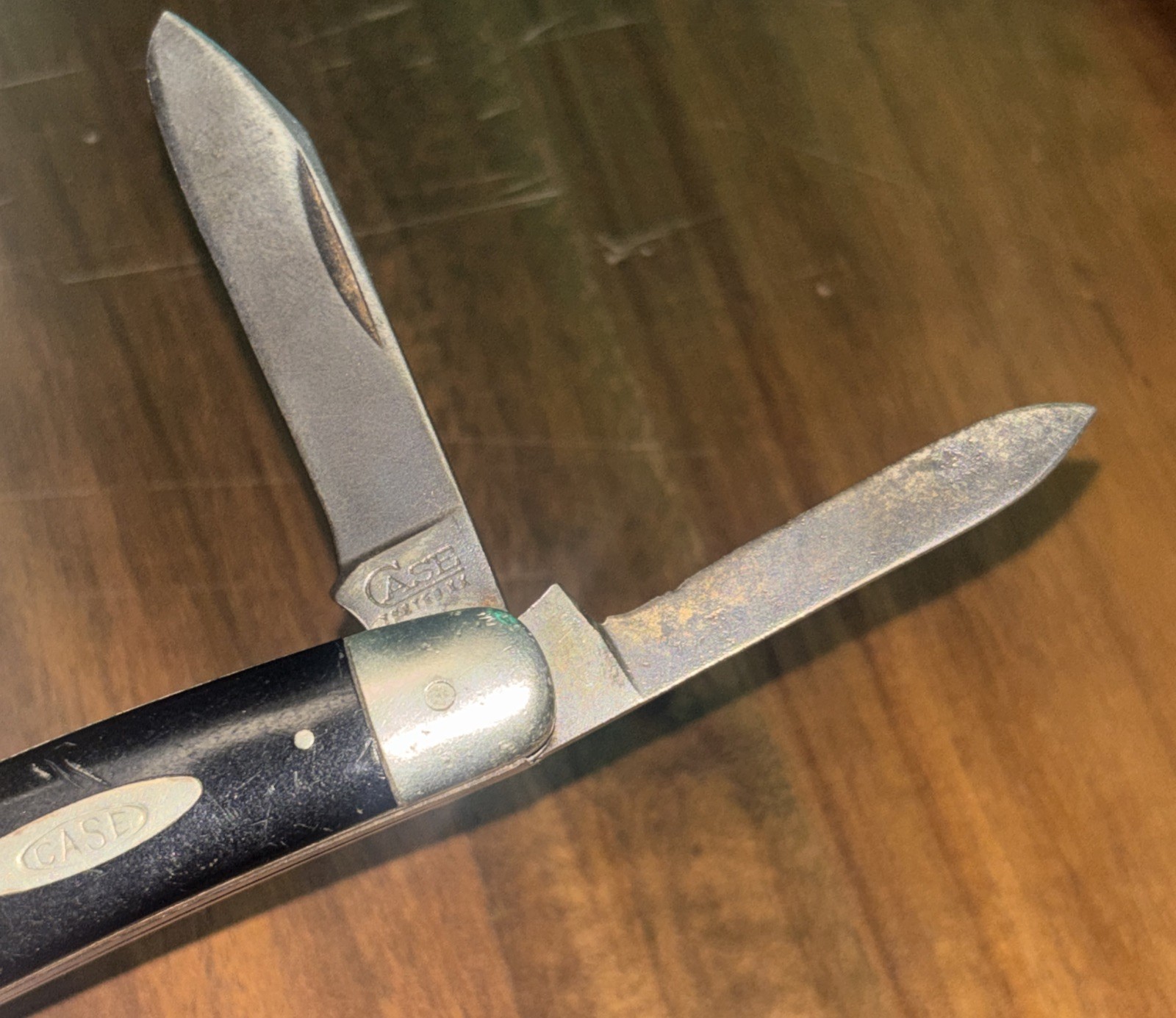 Vintage Case Tested XX 1920-1940 Swivel Jack Knife Slick Black 2 Blade 1920-40