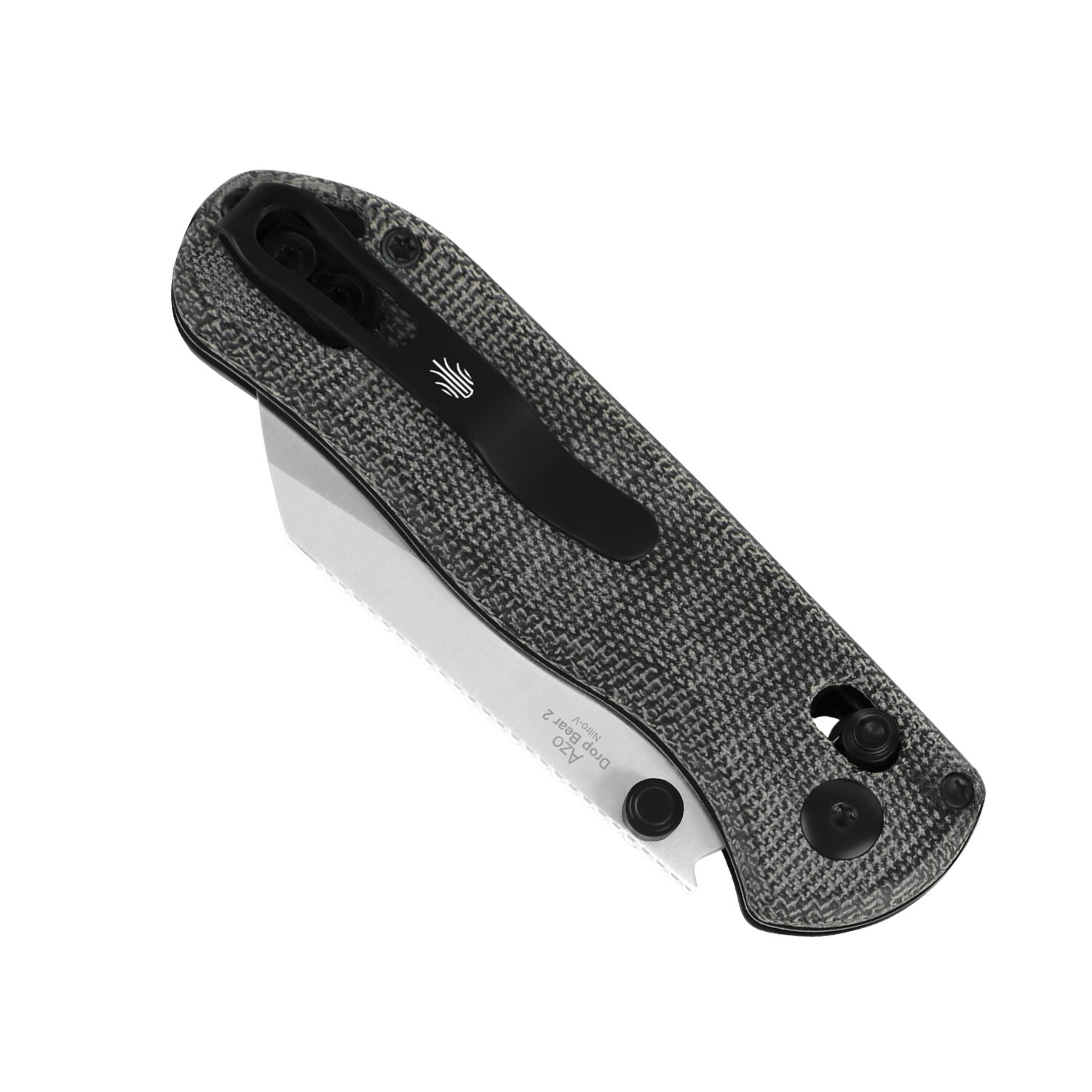 Kizer Drop Bear 2 Folding Pocket Knife Nitro-V Blade Micarta Handle V3619.2KS1