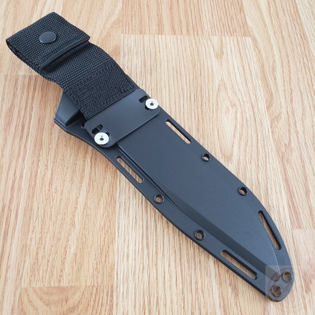 Cold Steel Recon Scout Fixed Knife 7.5″ 52100 Steel Blade Black Kray-Ex Handle
