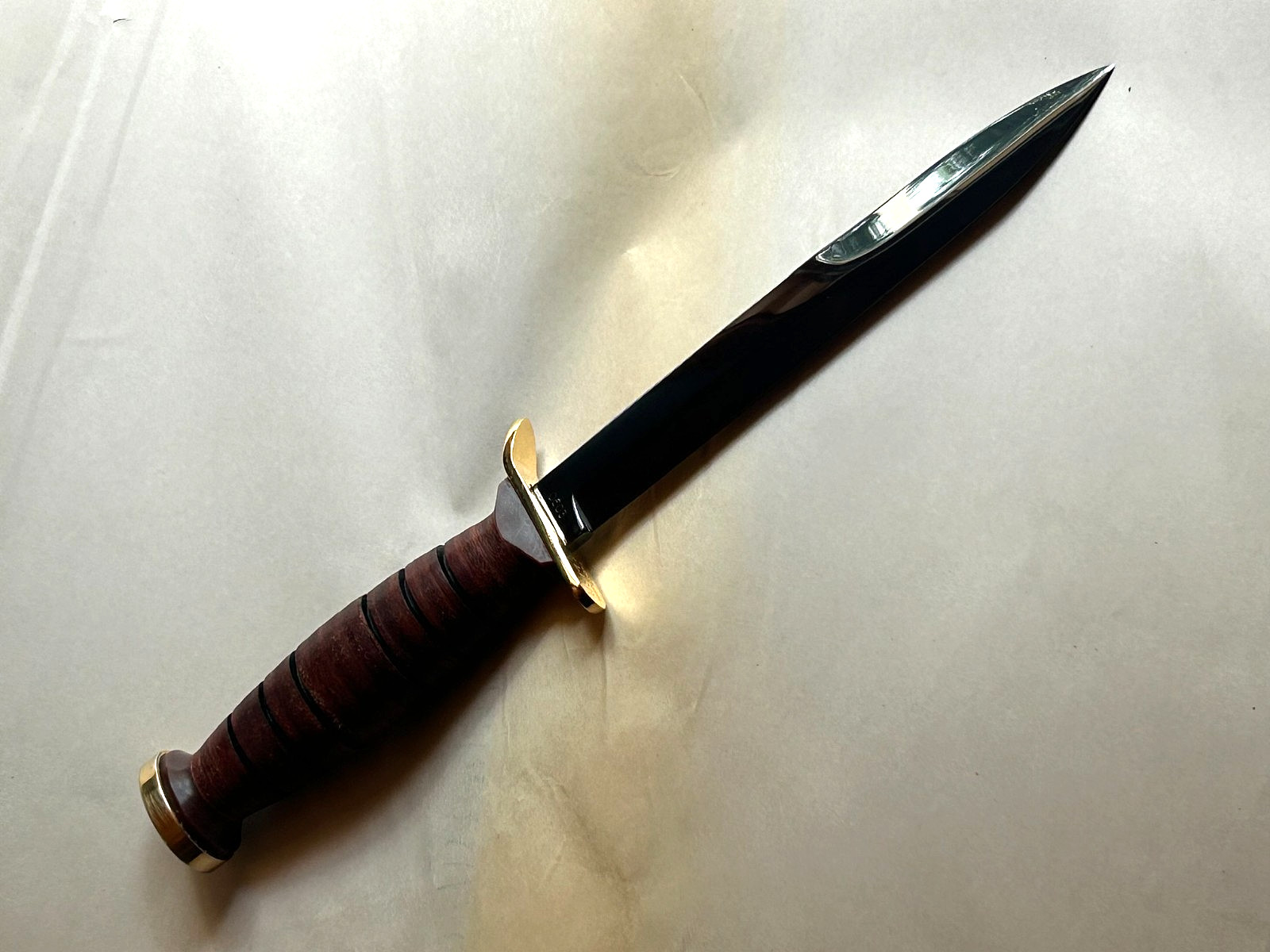 Imperial M3 Tribute Knife, U.S. Army #503 of 1,943 24k Ornate Gold Plated Blade