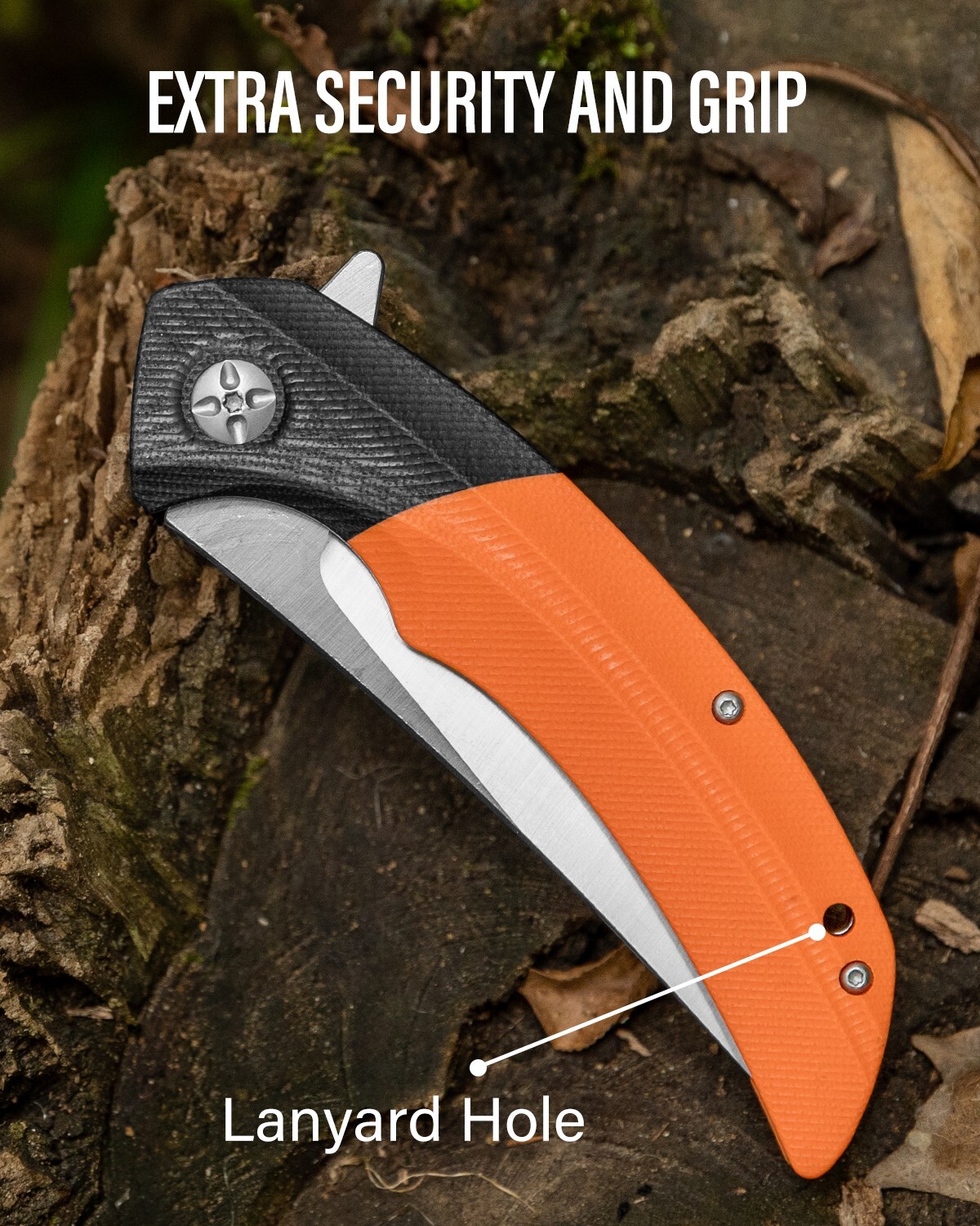 Folding Pocket Knife with Clip G10 Handle 8Cr Blade Liner Lock EDC Knife
