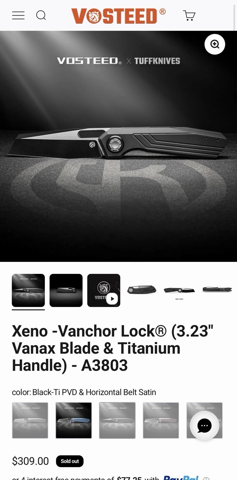 Vosteed Xeno black