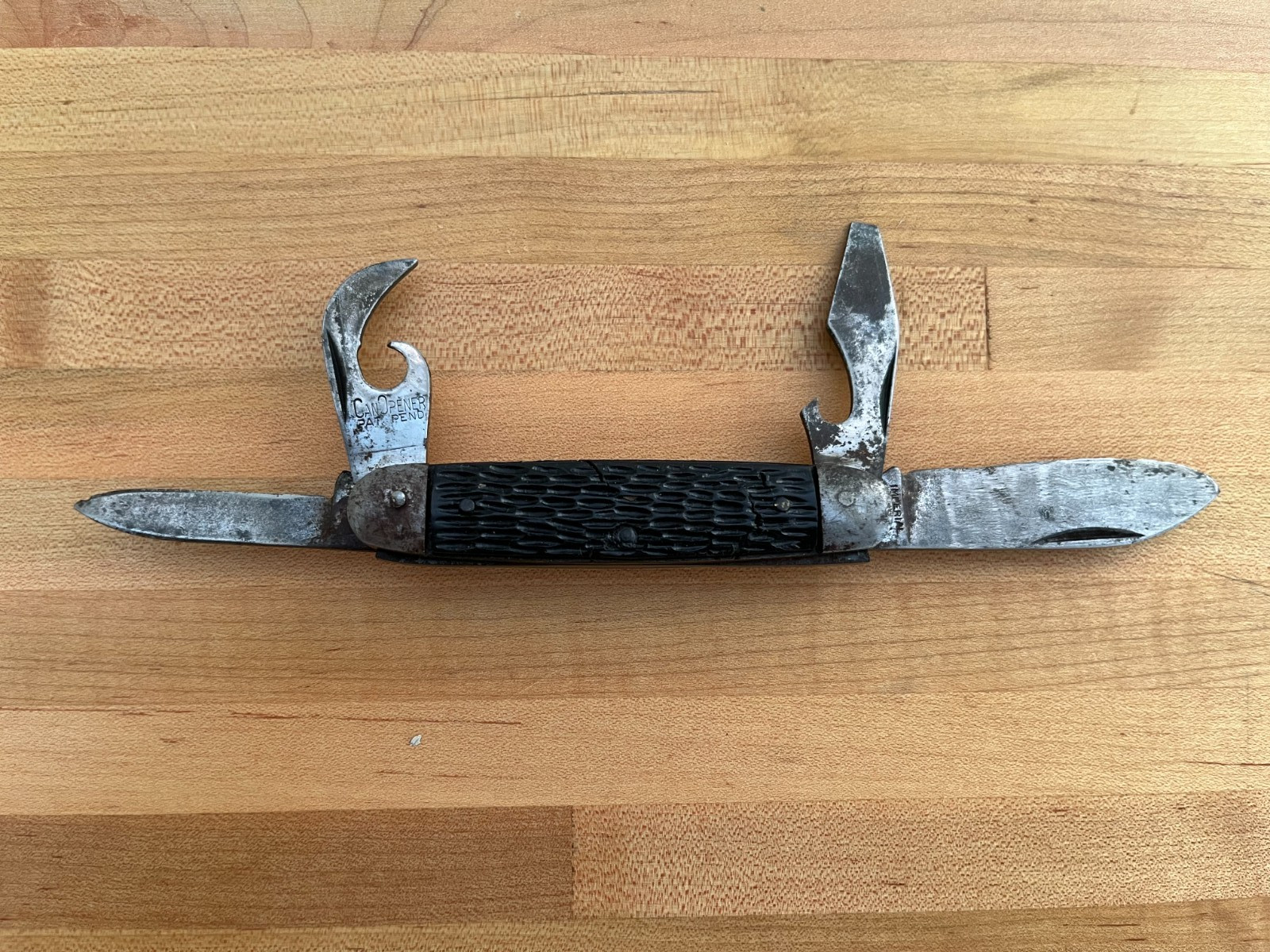 Vintage Schrade USA Scrimshaw Turkey Imperial Ireland Camper Hobo Knives Lot