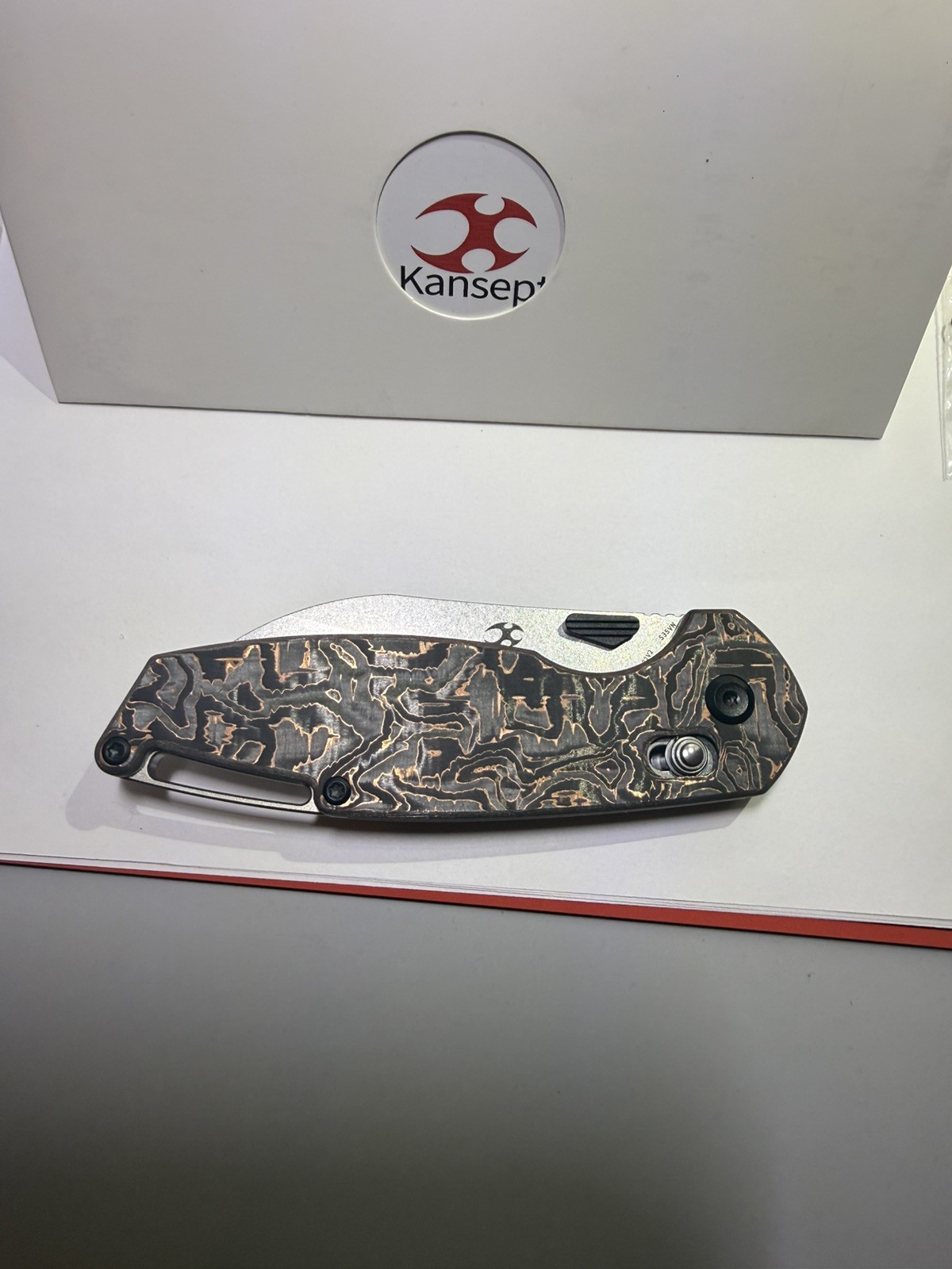 Kansept Model 6 K1022V2 Ambi Pocketknife CPM S35VN Drop Point Plain Liner NIB