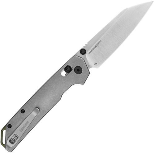 Kershaw Iridium Folding Knife 3.5″ Satin Bohler M390 Steel Blade Titanium Handle