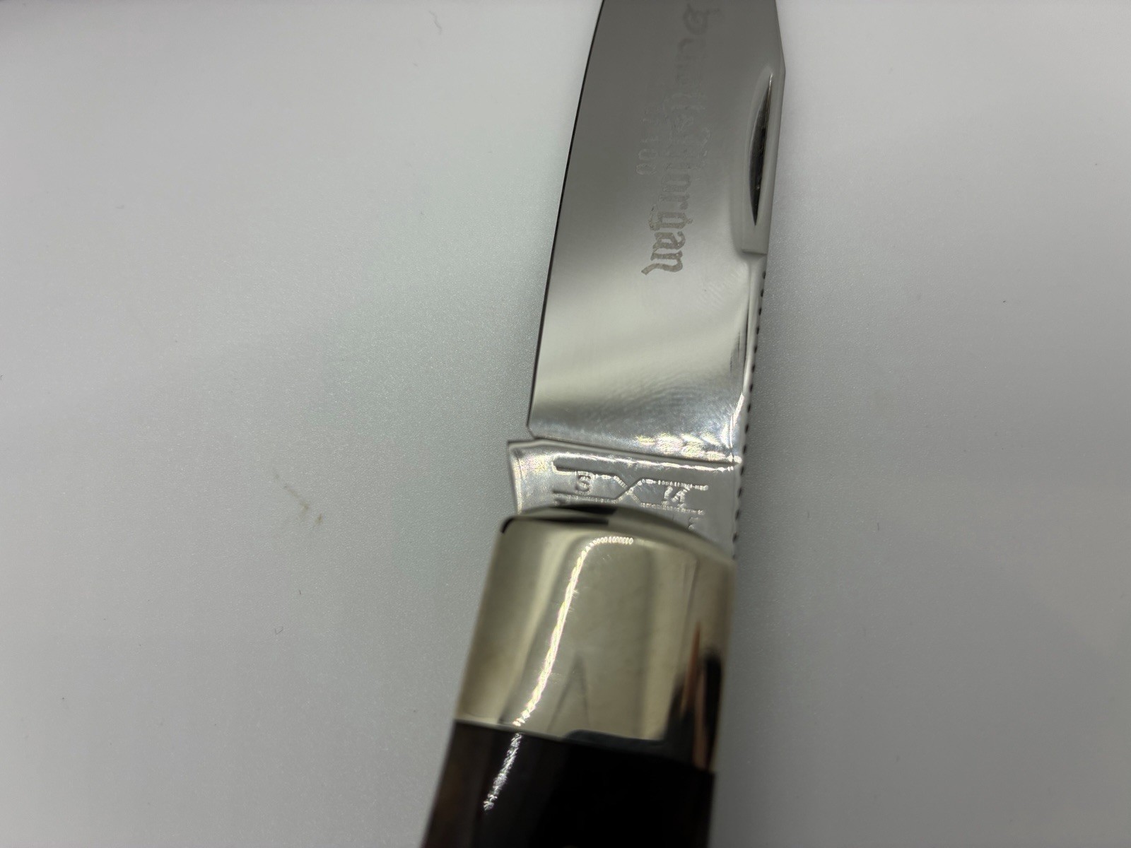 SCHATT & MORGAN 04113L MOUNTAIN MAN LOCKBACK 2005 SMOOTH BONE 1 of 100