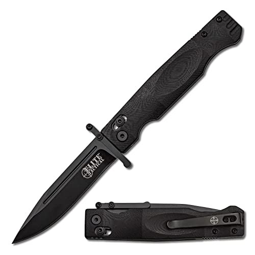 Elite Tactical – Manual Folding Knife w/ Rapid Lock – GUARDSMAN – Fine Edge