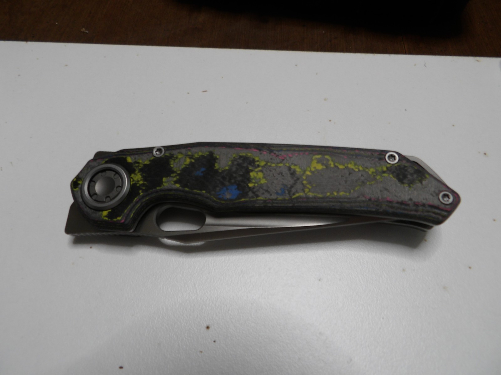 New Vosteed 4th Anniversary Thunderbird V vanchor lock Knife Ultimate warrior CF