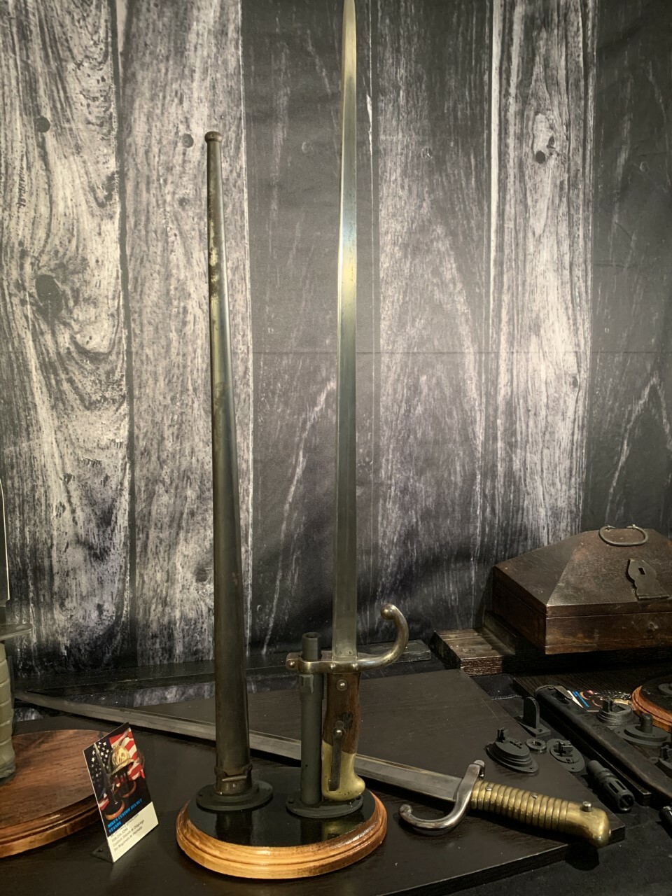 Bayonet Stands for the French Chassepot 1866 and 1874 Gras Bayonet/Scabbard