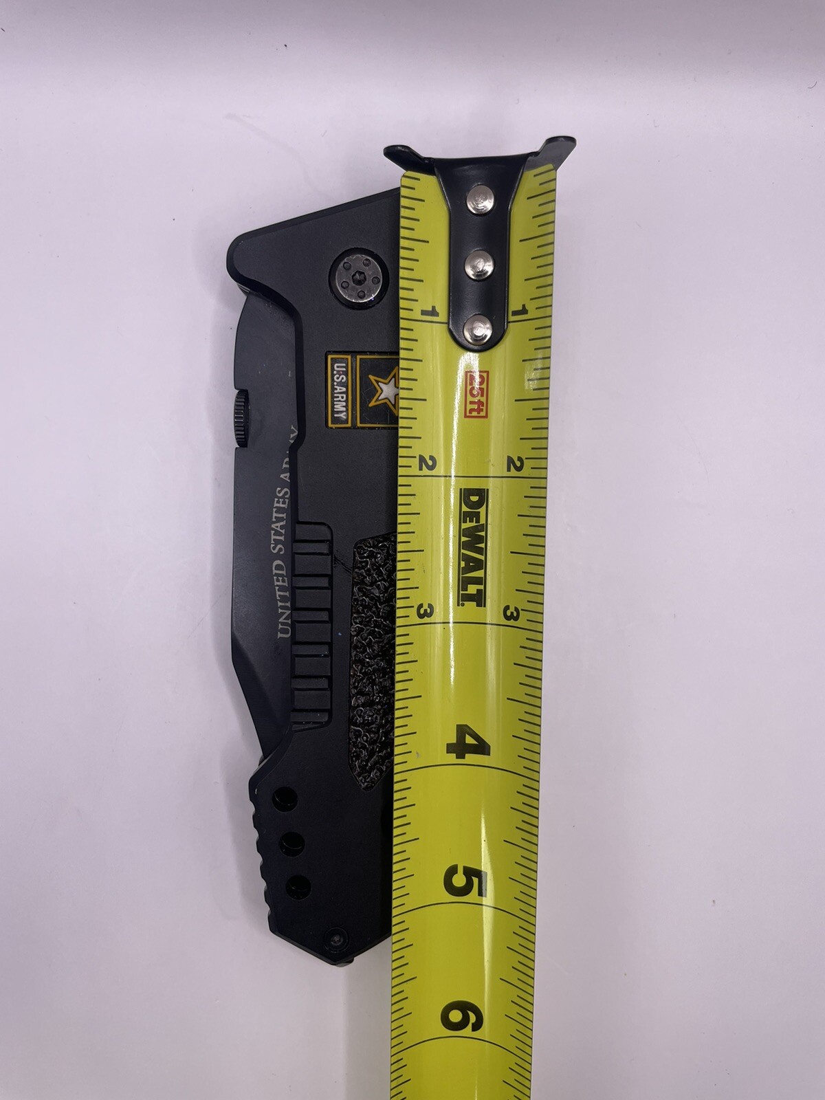 HEAVY United States Army EST. 1775 Pocket Knife 4″ Blade Historical Significance