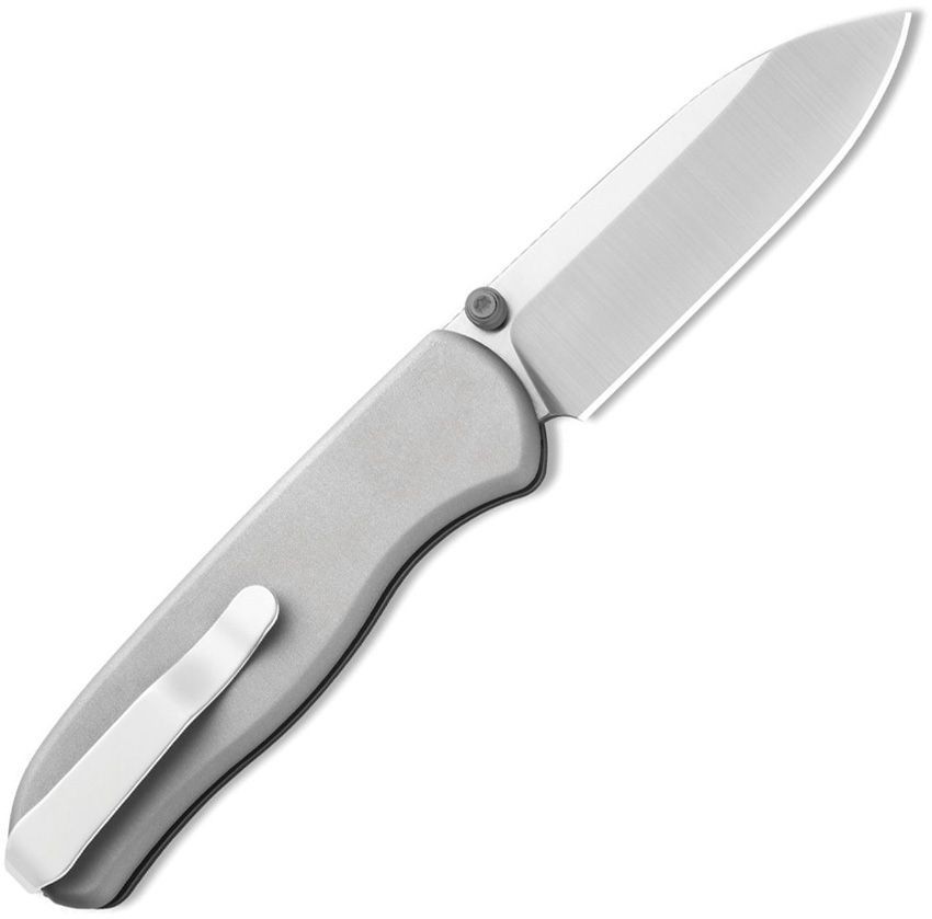 Kizer Drop Bear Zero 3.13″ Elmax Gray Aluminum Folding Knife KI3619BDA4