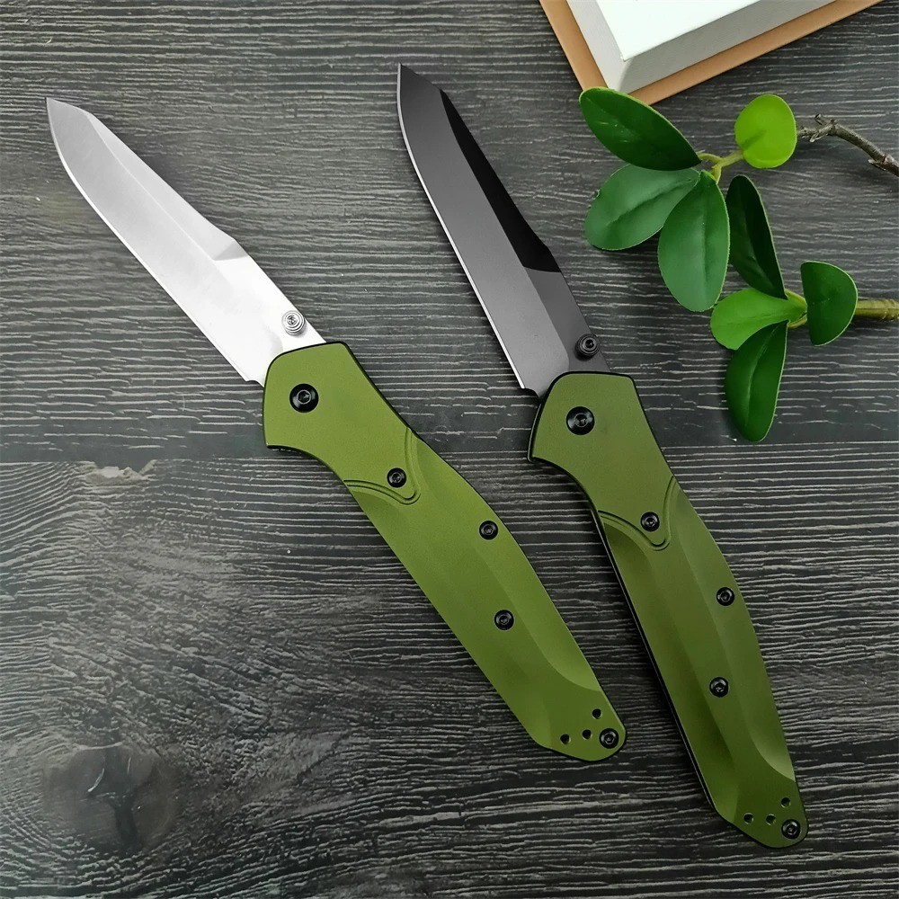 9400 Folding Pocket Knife D2 Steel Blade Aluminum Handle EDC Survival Camping