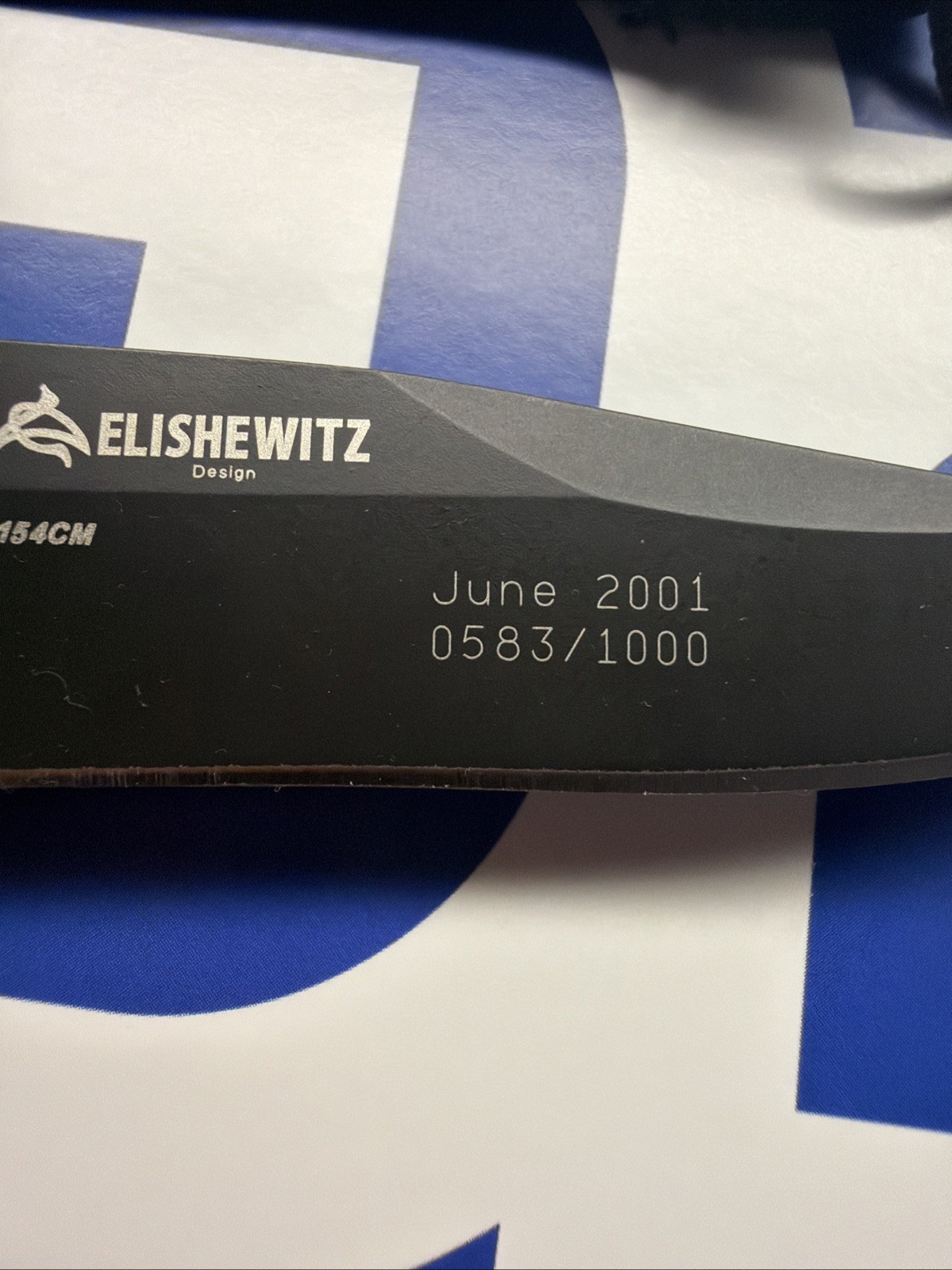 NEW Benchmade 690BT Elishewitz Folding Knife June 2001 583/1000 USA 🇺🇸 NEW