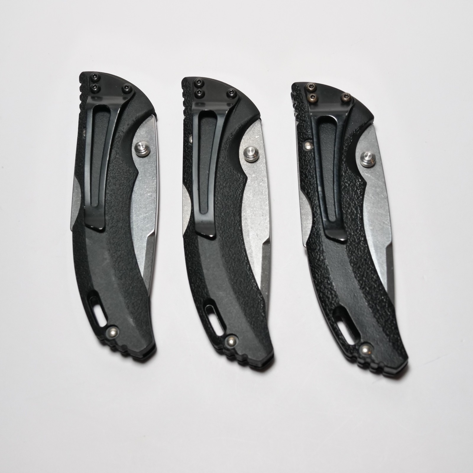 Buck USA 285 Bantam Folding Knife Lot Branded Blades Excellent Shape