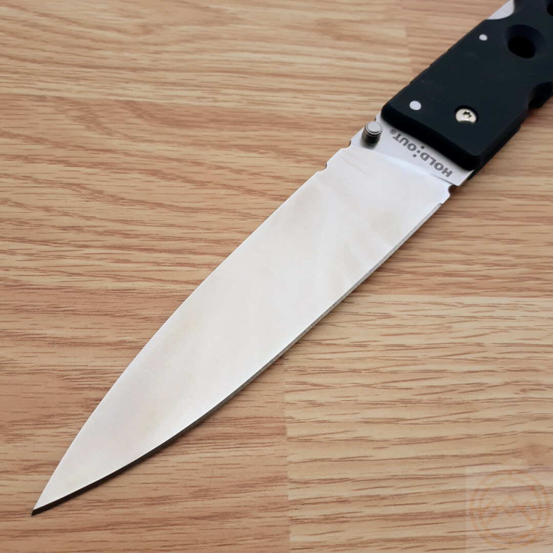Cold Steel Hold Out Lockback Folding Knife 6″ CPM-S35VN Steel Blade G10 Handle