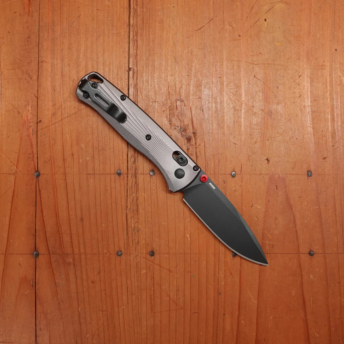 Benchmade 535BK-4 Bugout Gray Aluminum Handle M390 Stainless Steel Knife
