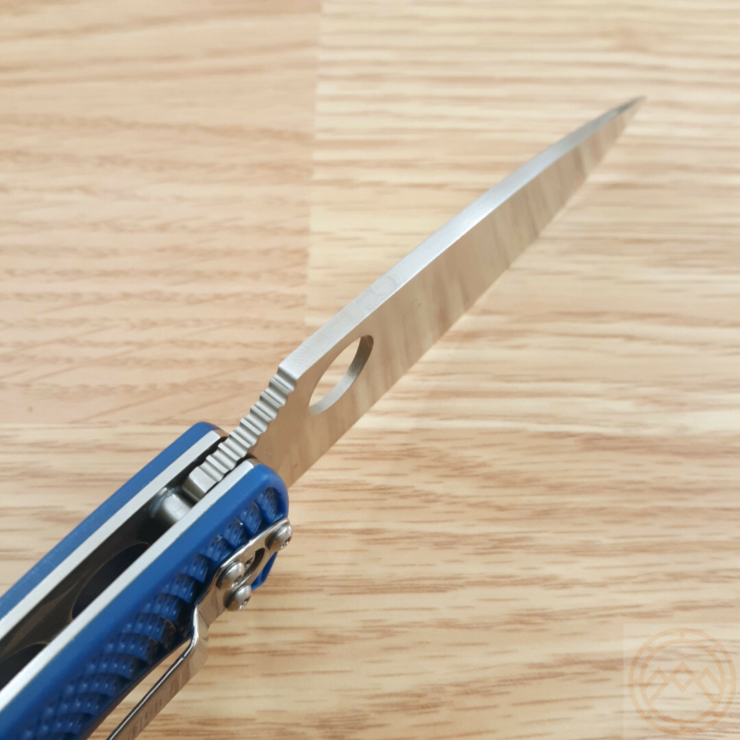 Spyderco Resilience Folding Knife 4.20″ CPM S35VN Steel Blade Blue FRN Handle