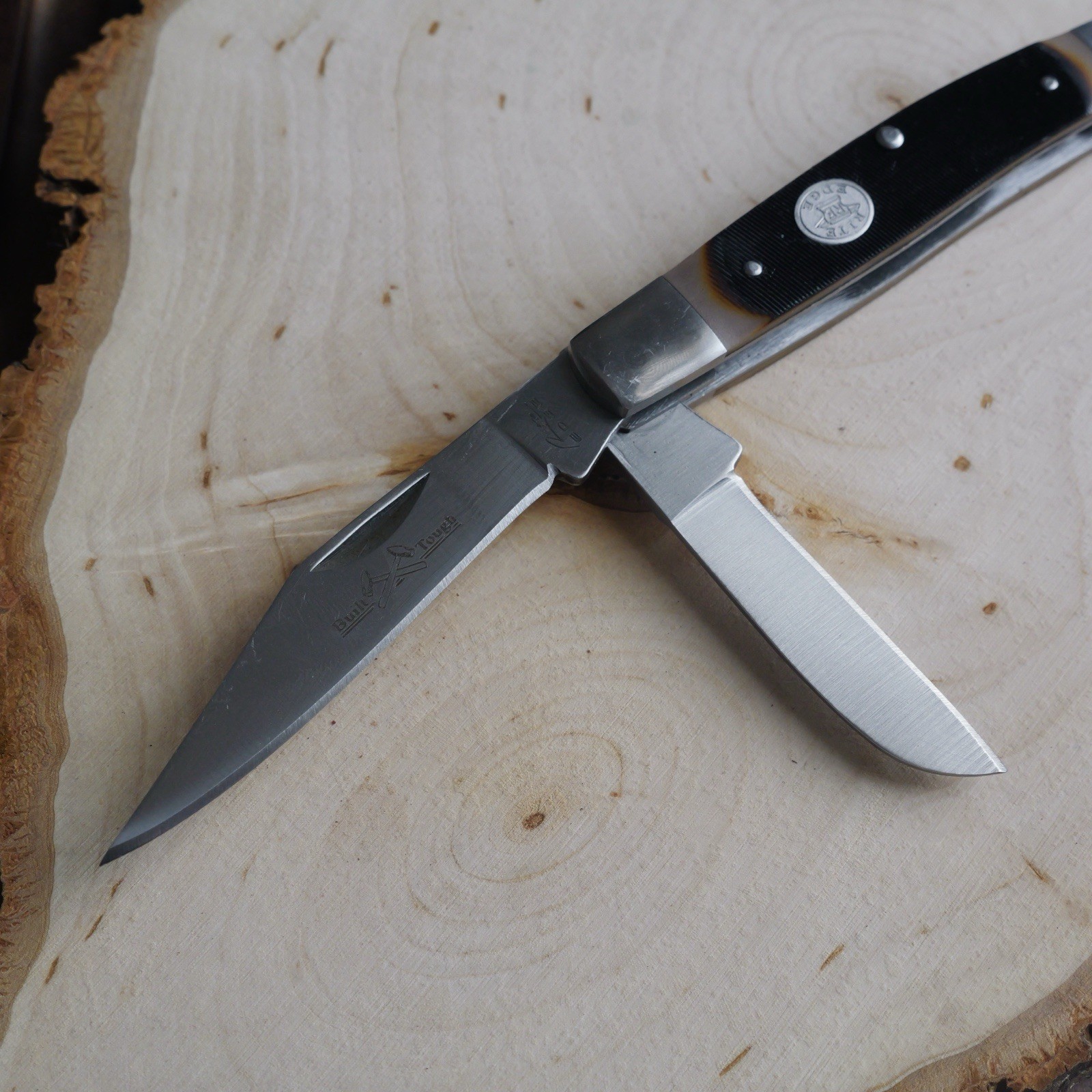 4” Stockman Knife Classic Folding Pocket Knife 3 Blades Sharp Delrin Handle Edc