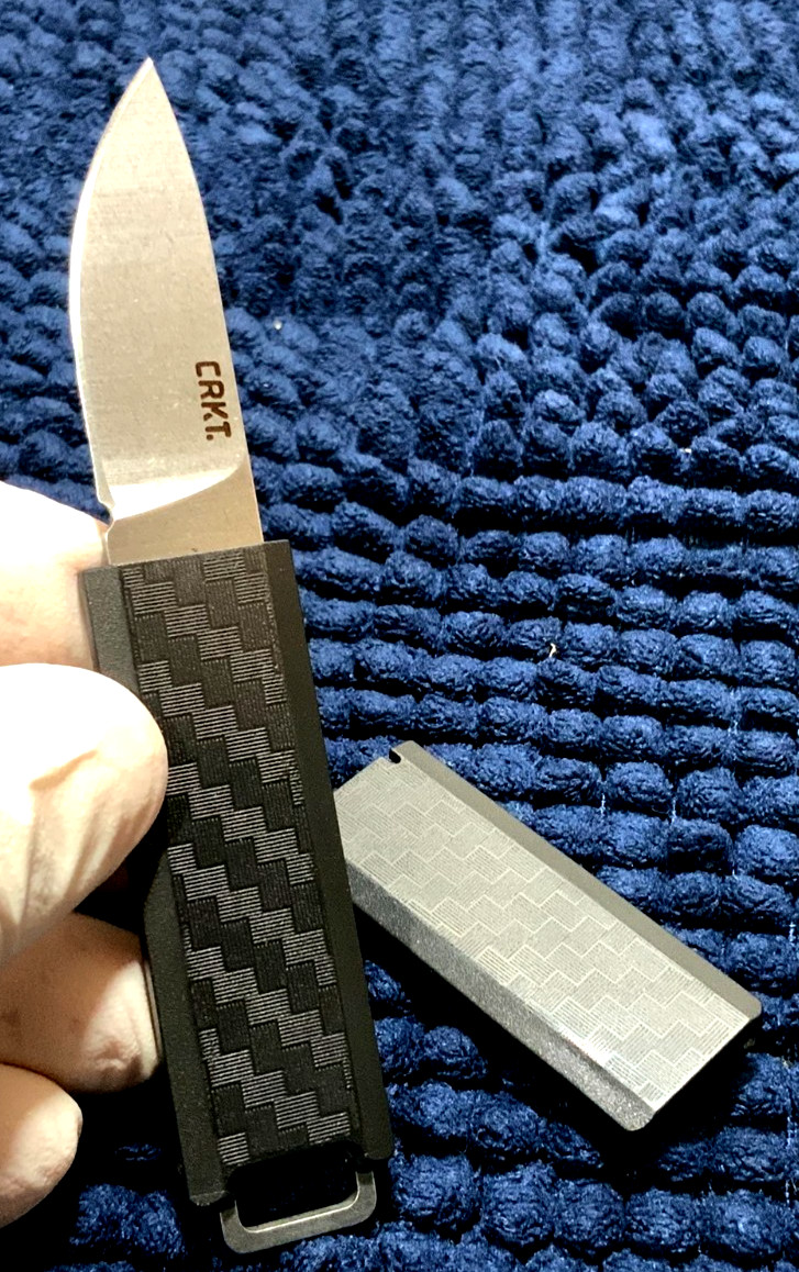 CRKT Scribe (2425) Executive Carry Ultra Compact Snap Cover Fixed D2 Steel Blade