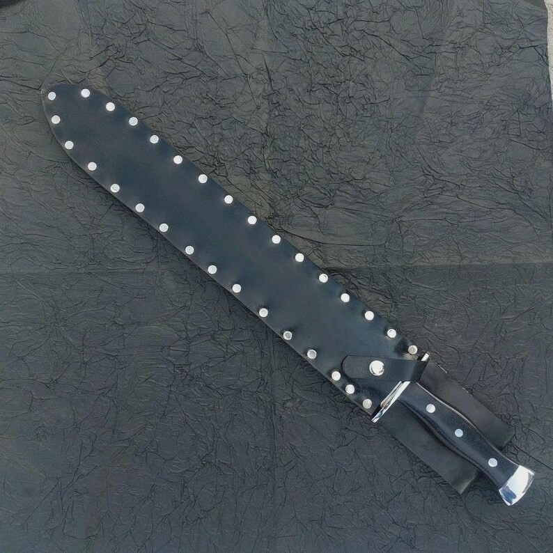 Handmade Viking Short Sword Steel Collectible Black Micarta Handle with Sheath