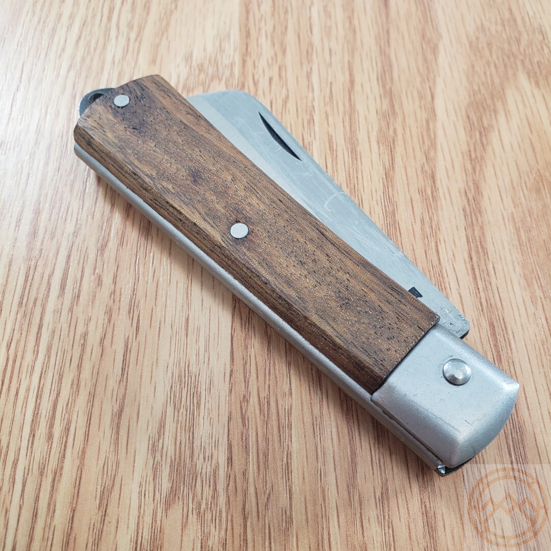 Kanetsune Craft Folding Knife 2.88″ SK-4 High Carbon Steel Blade Wood Handle