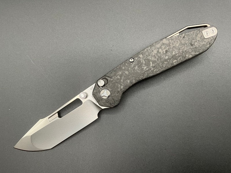 Ketuo Triad Folding Knife 3.25″ Bohler M390 Steel Blade Carbon Fiber Handle