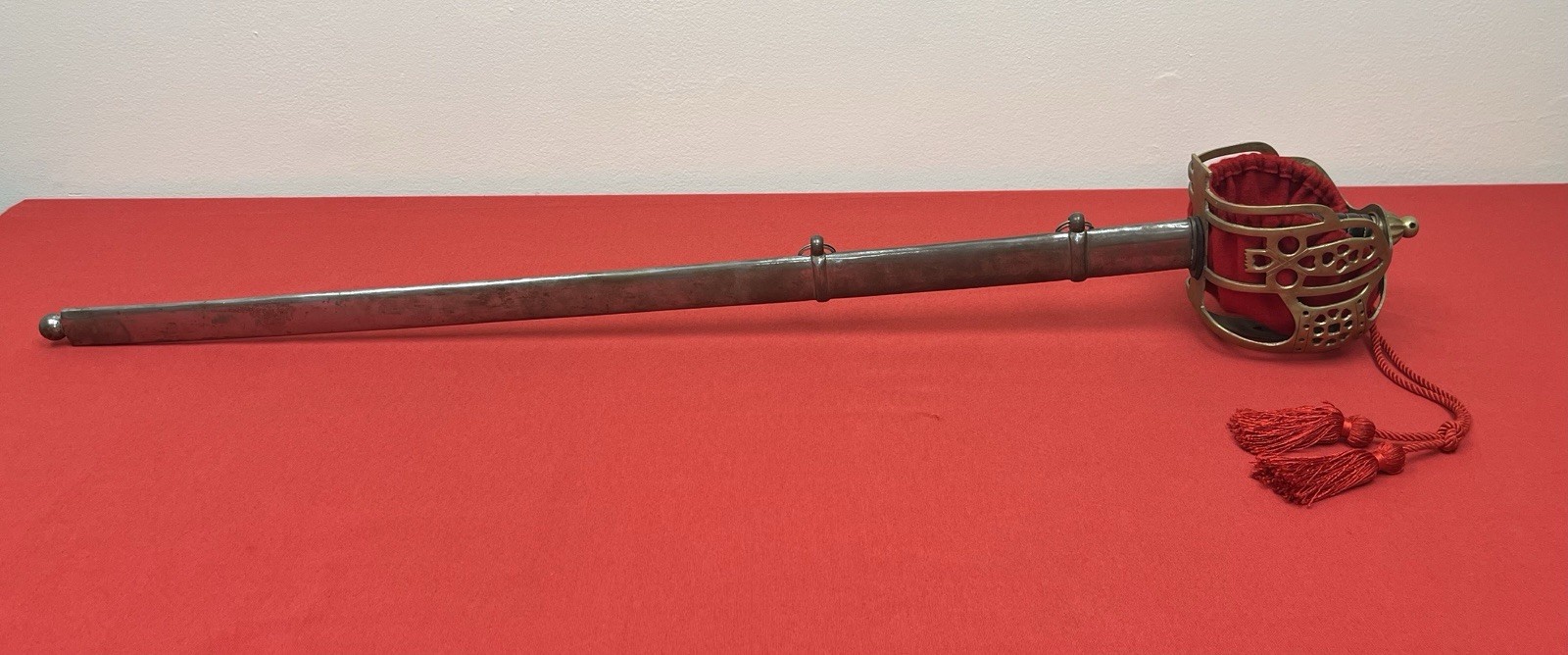 P1828 Scottish Basket-Hilted Claymore Broadsword (High-Grade) Reproduction