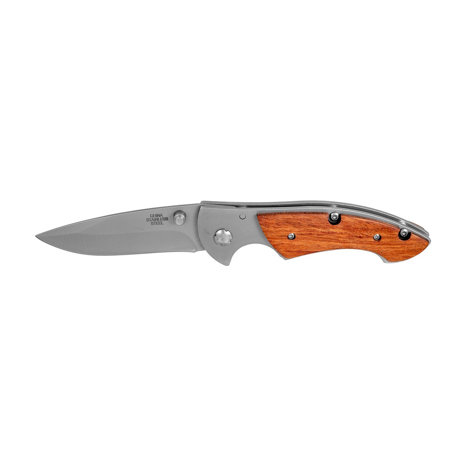 Drop Point 7.63″ Blade Folding Pocket Knife – Manual Assist, Stainless Steel EDC