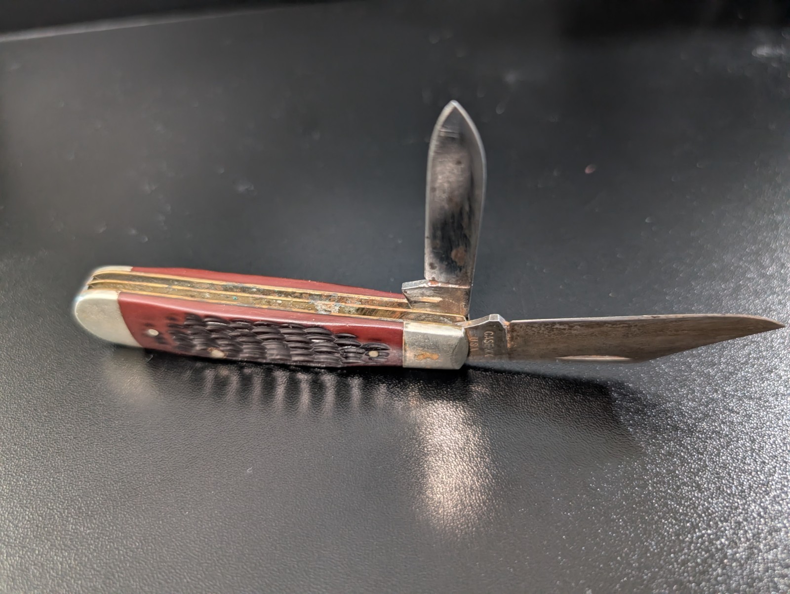 Case XX 6235 1/2 Swell End «slick» bone handle Jack Knife manufactured 1965-1969