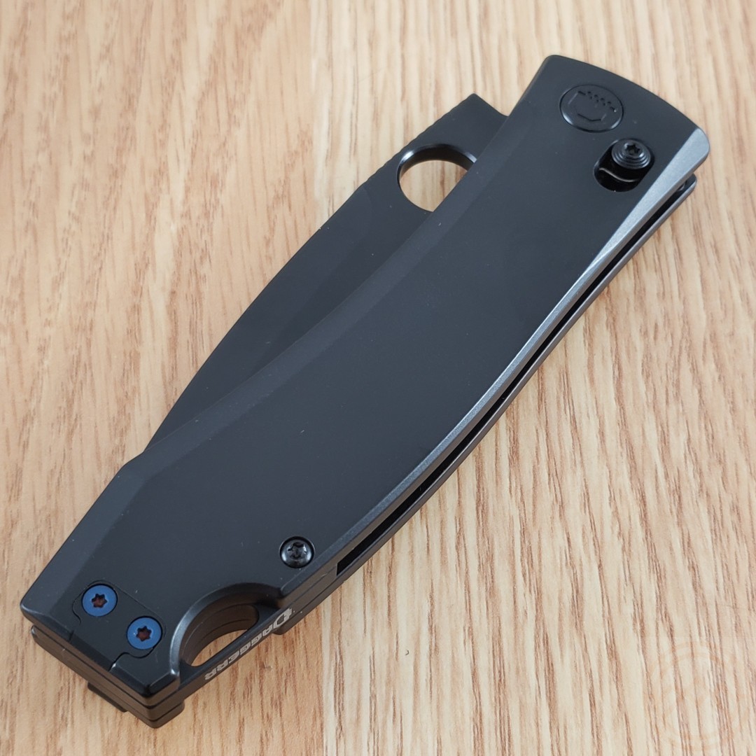 Daggerr Knives Nightmare Folding Knife 4 Bohler M390 Steel Blade Titanium Handle